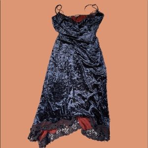 Beautiful Black Velvet Dress